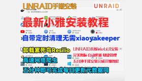 Unraid手搓安装小雅全家桶教程 完美图标和Web管理